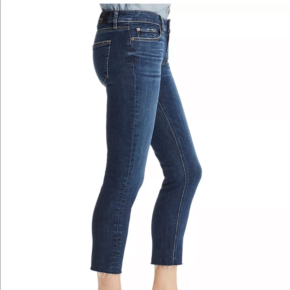 Paige Skyline Cropped Skinny Jeans - Size 26
